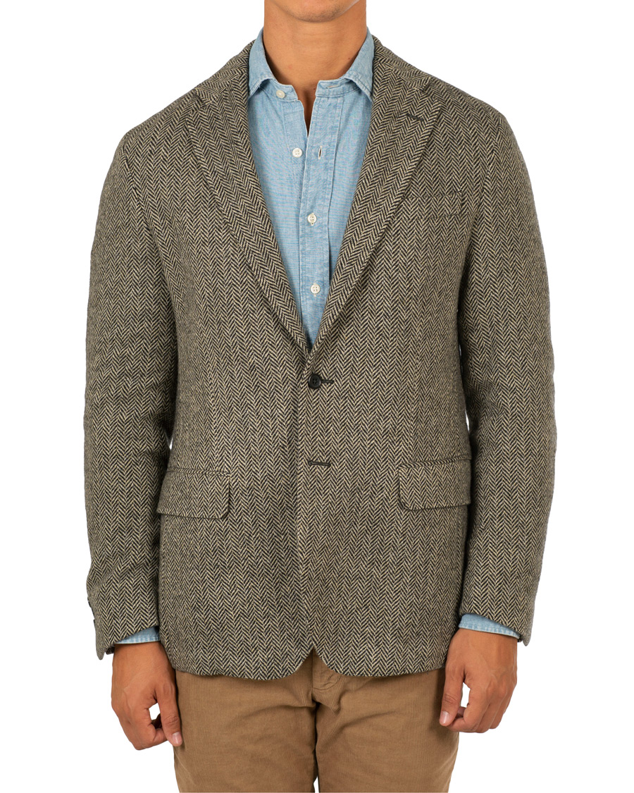 Homme | Blazers | Polo Ralph Lauren | Morgan Herringbone Blazer Black/Cream