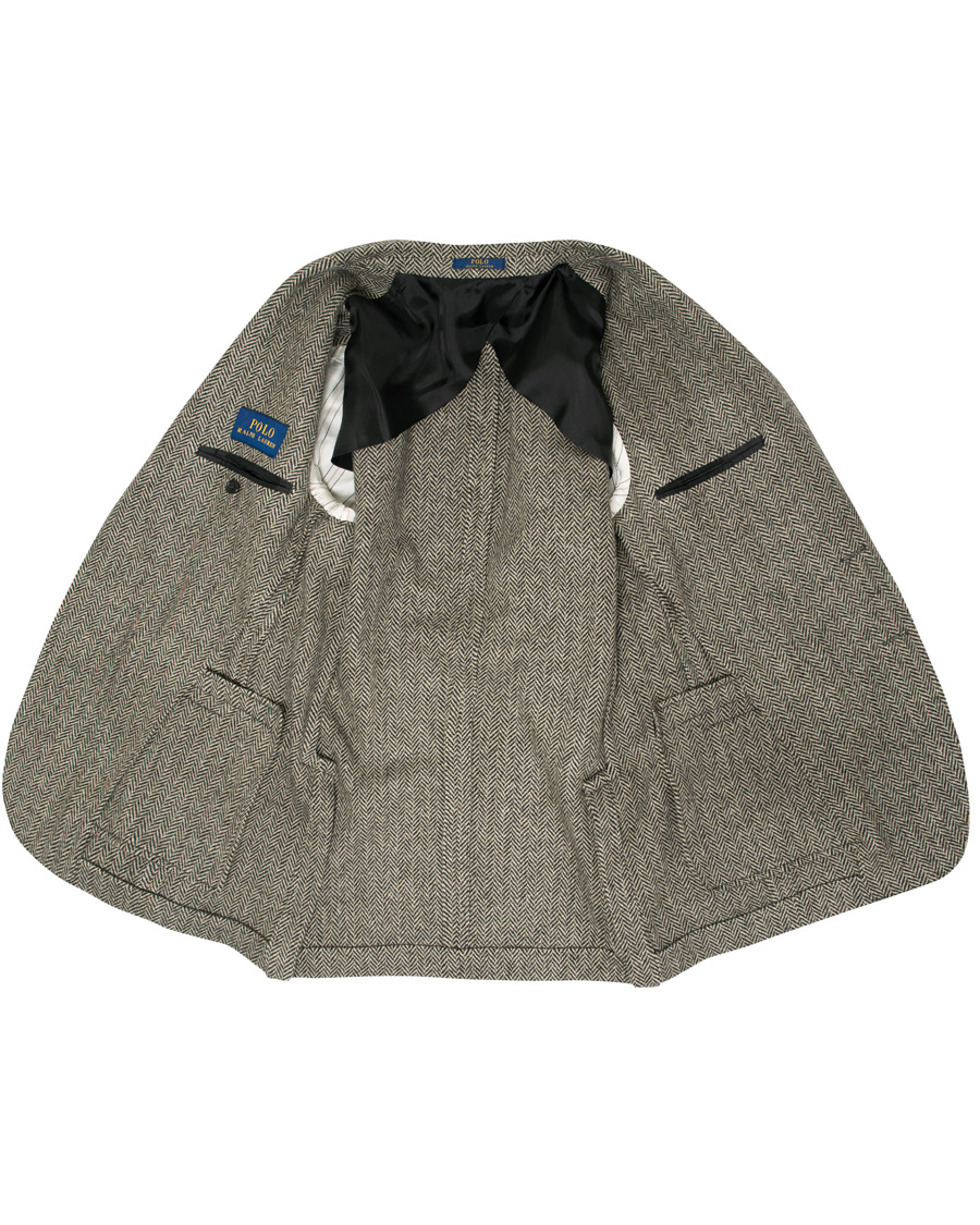 Homme | Blazers | Polo Ralph Lauren | Morgan Herringbone Blazer Black/Cream