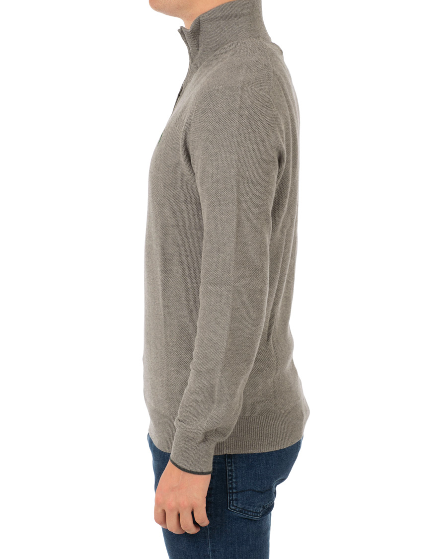 Heren | Truien | Polo Ralph Lauren | Texture Half Zip Fawn Grey Heather