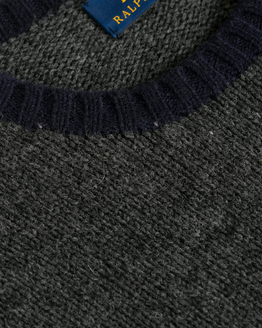 Homme | Pulls Et Tricots | Polo Ralph Lauren | Wool Knitted Bear Crew Neck Grey Heather
