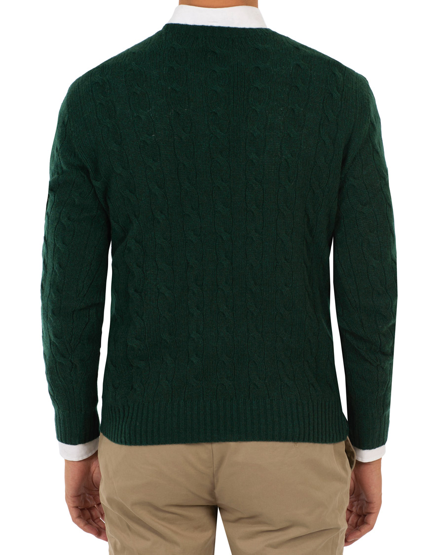 Heren | Truien | Polo Ralph Lauren | Wool/Cashmere Cable Crew Neck College Green