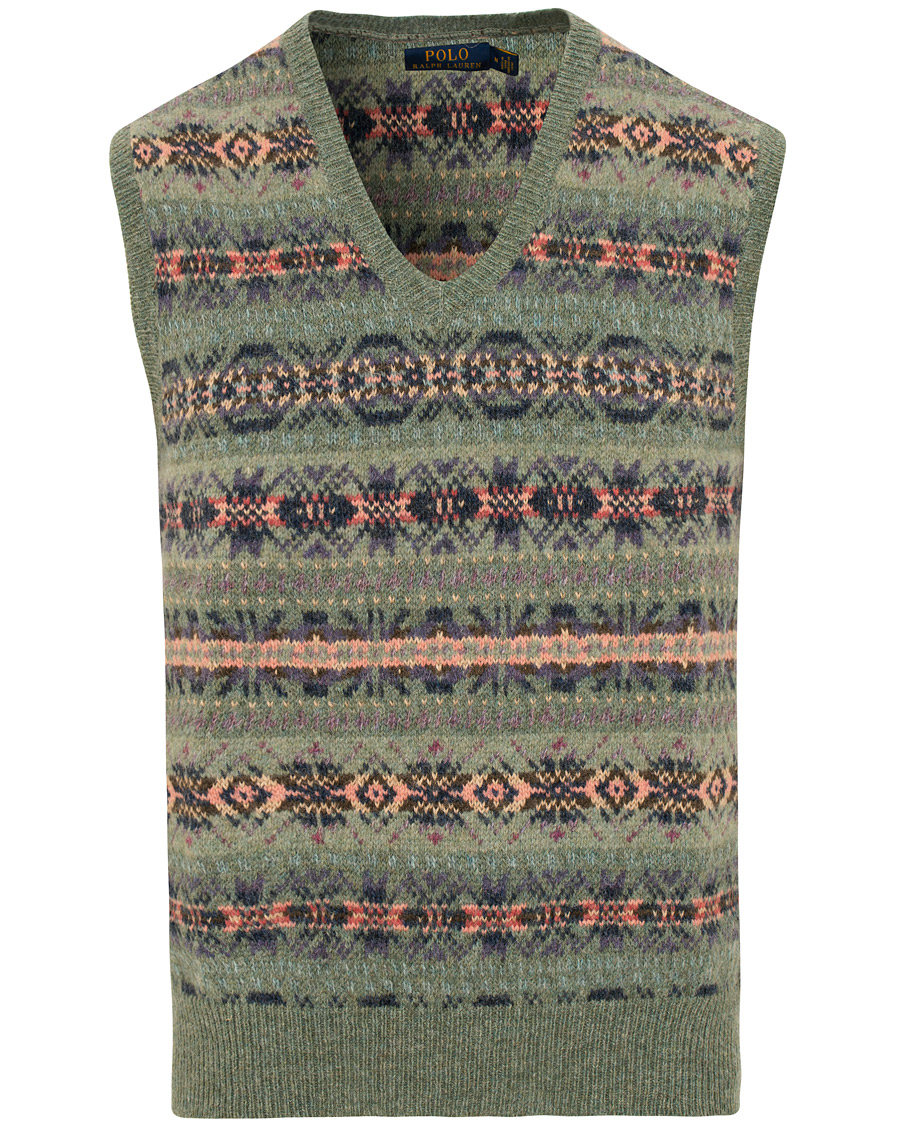 Homme | Pulls Et Tricots | Polo Ralph Lauren | Wool Fairisle Crew Vest Lovette/Multi