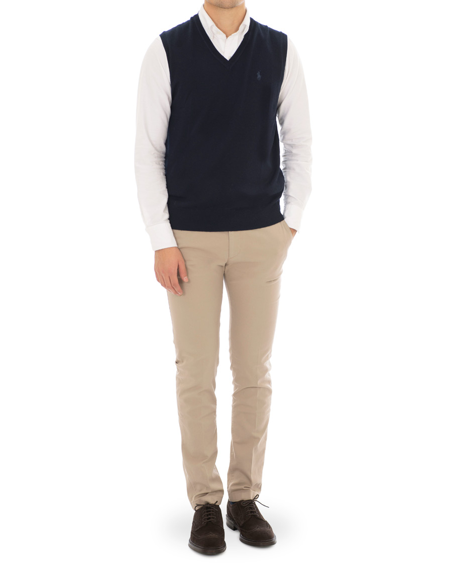 Homme | Pulls Et Tricots | Polo Ralph Lauren | Merino Vest Hunter Navy