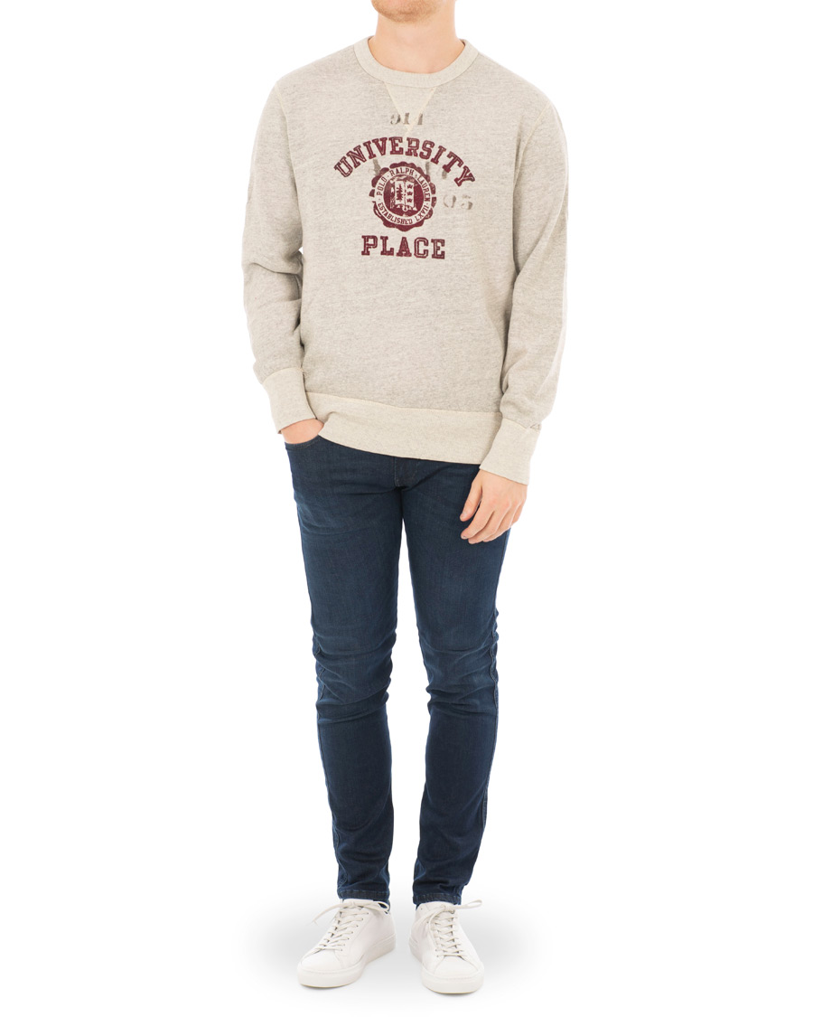 Homme | Pulls Et Tricots | Polo Ralph Lauren | Varsity Crew Neck Sweatshirt Stadium Grey