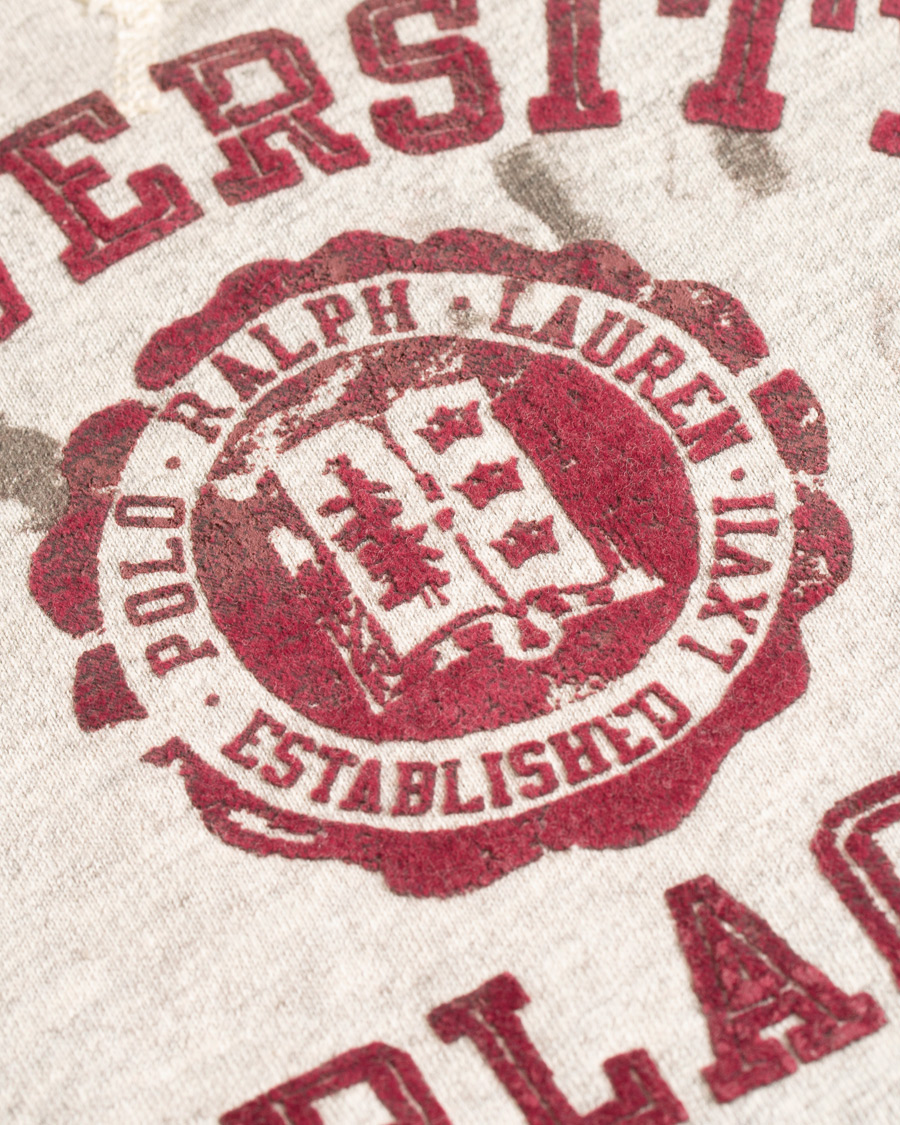 Homme | Pulls Et Tricots | Polo Ralph Lauren | Varsity Crew Neck Sweatshirt Stadium Grey
