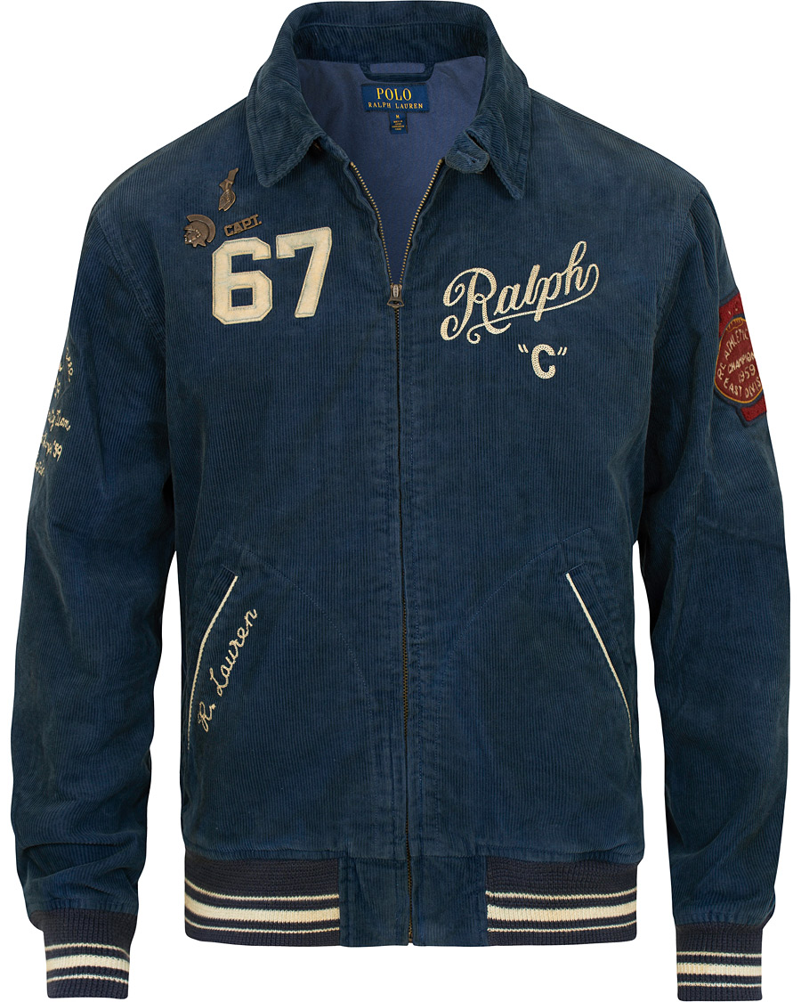 Homme | Manteaux Et Vestes | Polo Ralph Lauren | Corduroy Backprint Jacket Norfolk Blue