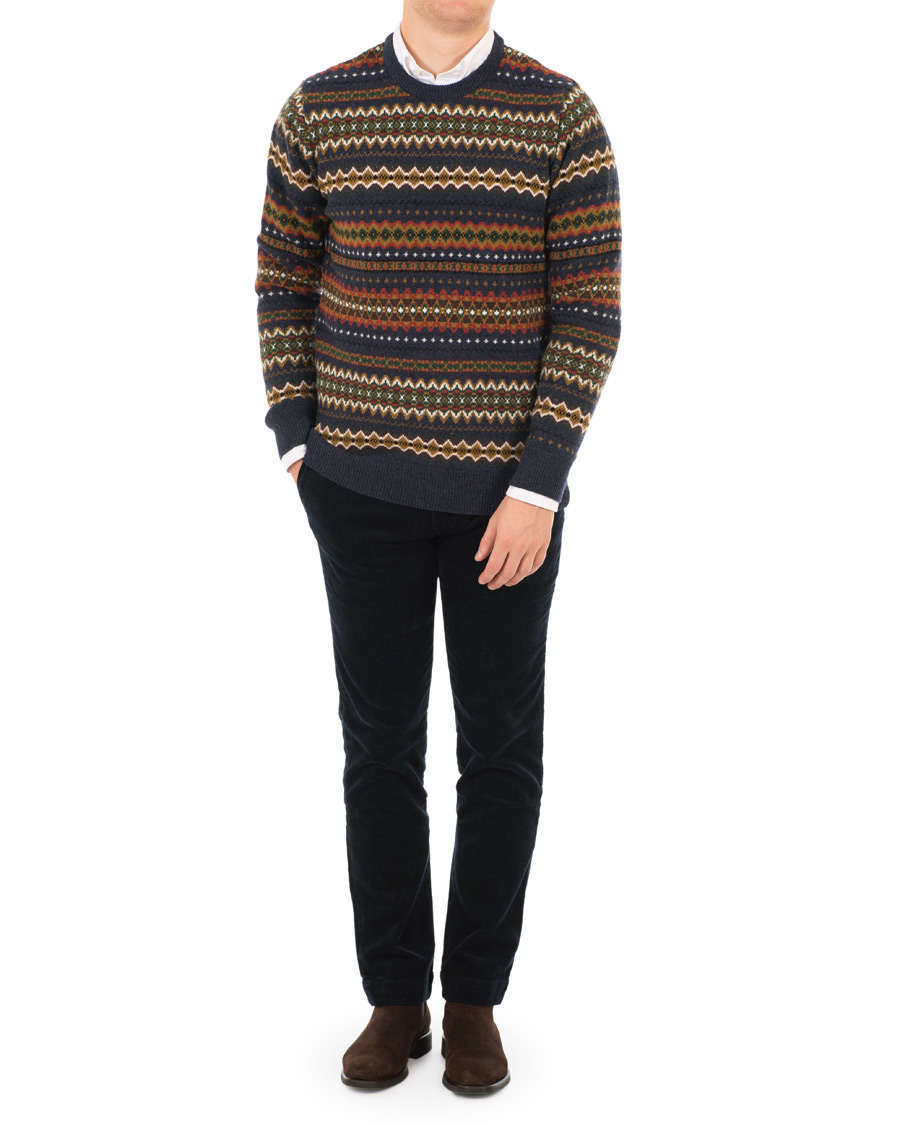 Heren | Broeken | Polo Ralph Lauren | Hudson Slim Fit Corduroy Trousers Aviator Navy