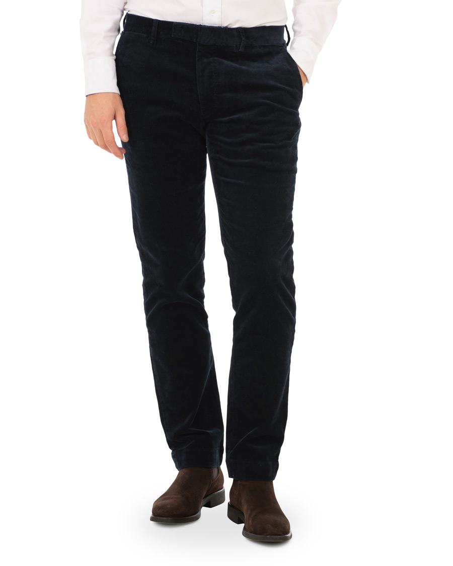 Heren | Broeken | Polo Ralph Lauren | Hudson Slim Fit Corduroy Trousers Aviator Navy
