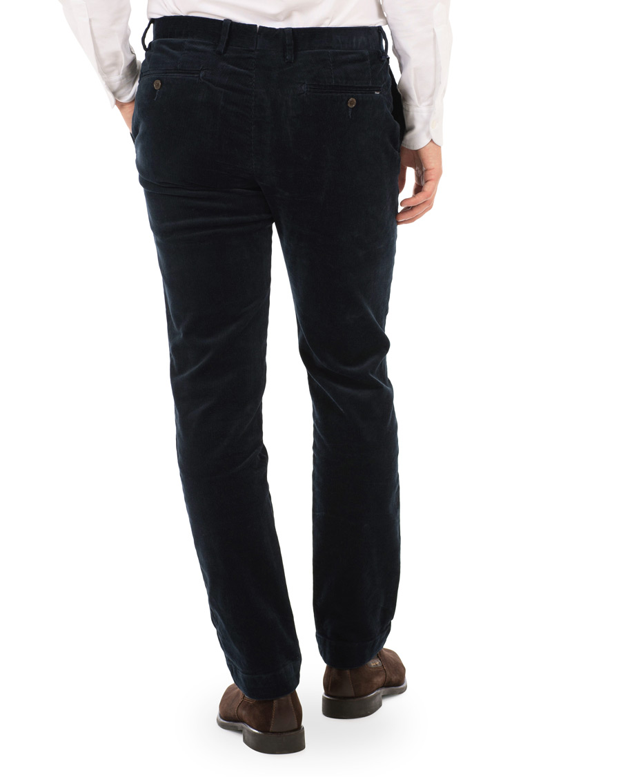 Heren | Broeken | Polo Ralph Lauren | Hudson Slim Fit Corduroy Trousers Aviator Navy