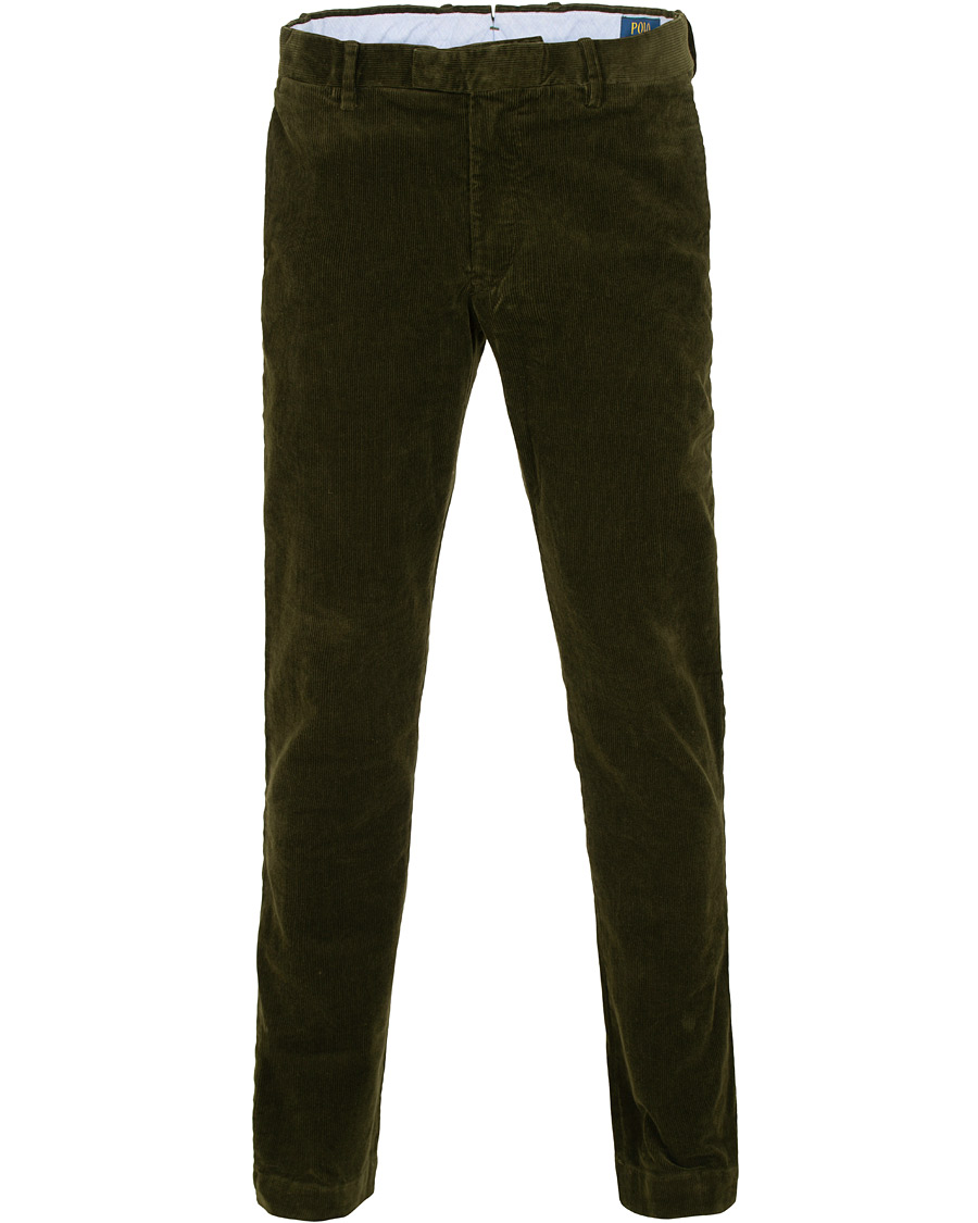 Homme | Pantalons | Polo Ralph Lauren | Hudson Slim Fit Corduroy Trousers Company Olive