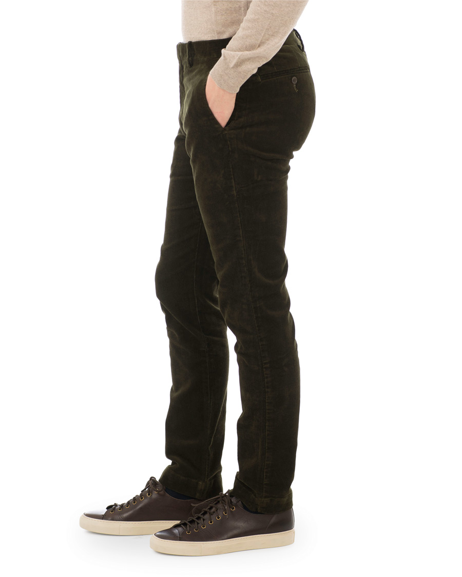 Homme | Pantalons | Polo Ralph Lauren | Hudson Slim Fit Corduroy Trousers Company Olive