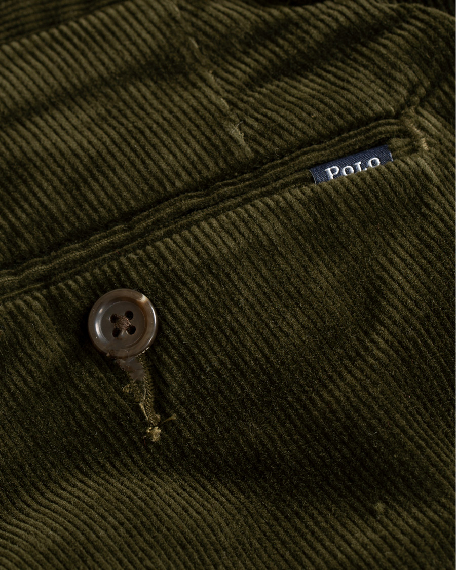 Homme | Pantalons | Polo Ralph Lauren | Hudson Slim Fit Corduroy Trousers Company Olive