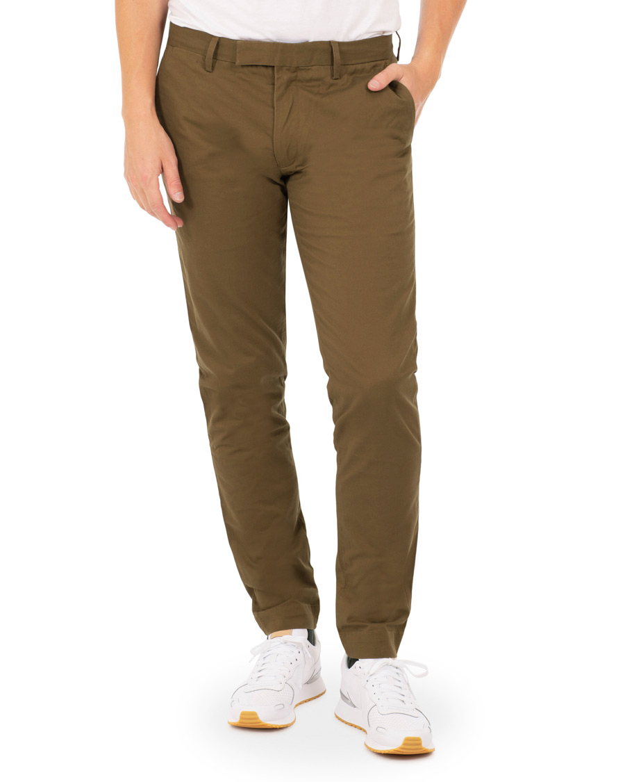 Homme | Pantalons | Polo Ralph Lauren | Tailored Slim Fit Chinos Nature Brown