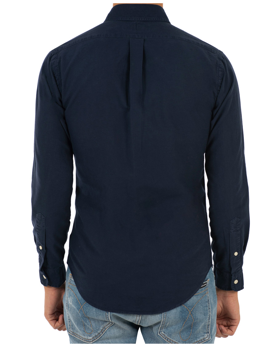 Homme | Chemises | Polo Ralph Lauren | Slim Fit Garment Dyed Oxford Shirt Navy