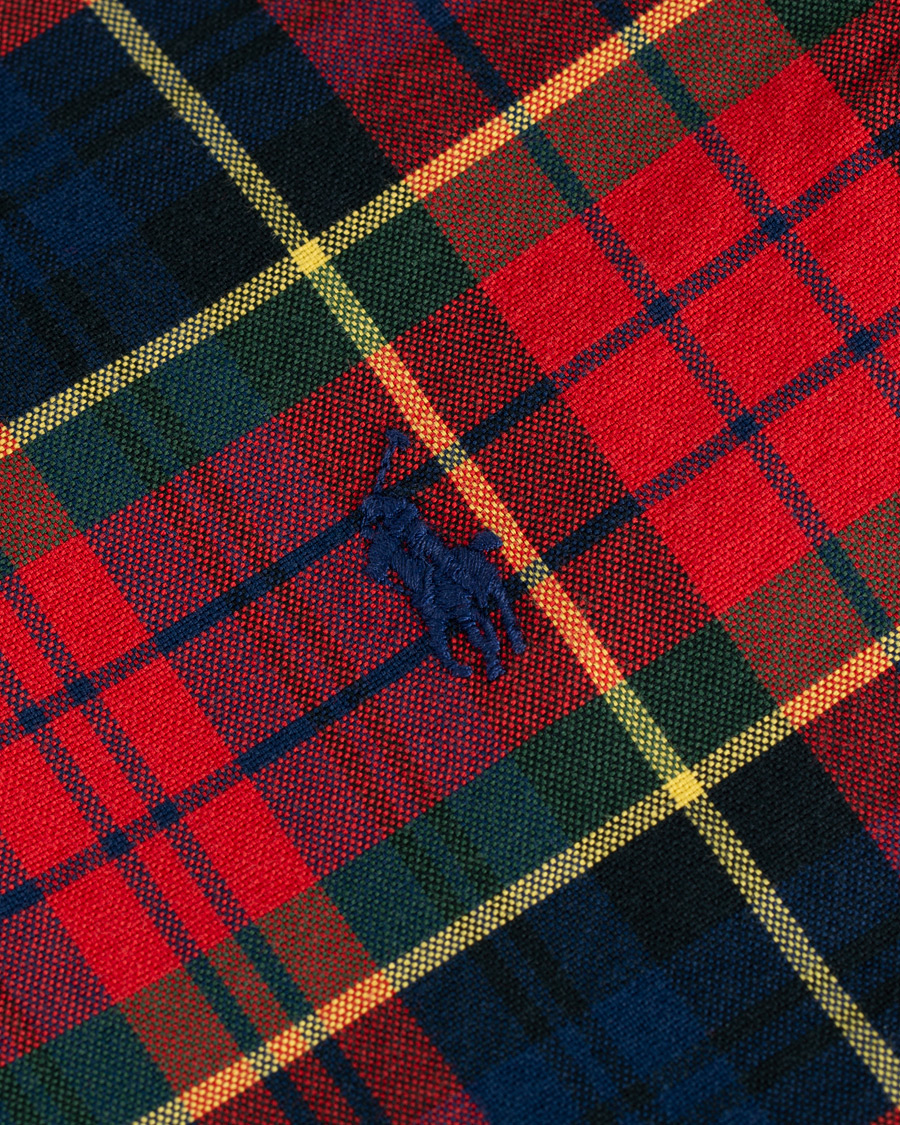 Homme | Chemises | Polo Ralph Lauren | Slim Fit Check Shirt Crimson/Canary