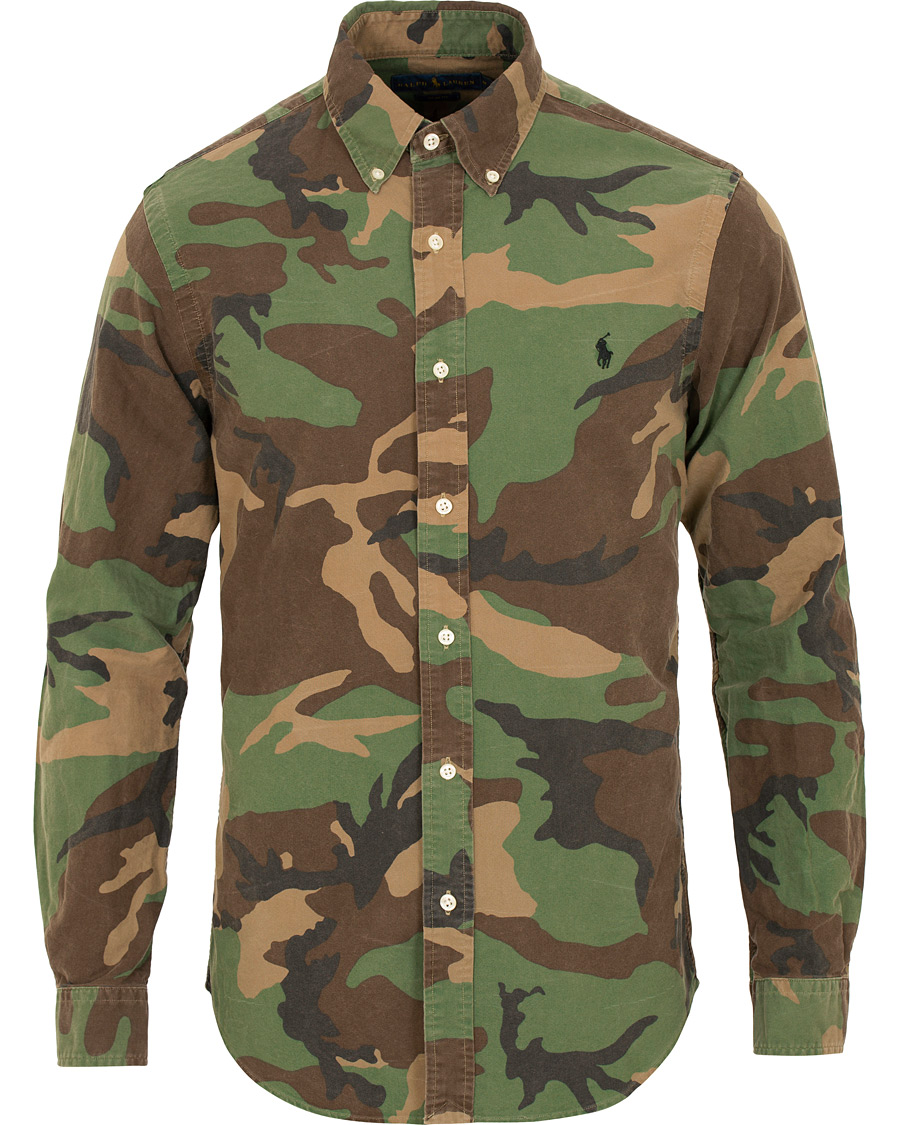 Homme | Chemises | Polo Ralph Lauren | Slim Fit Camo Shirt Green