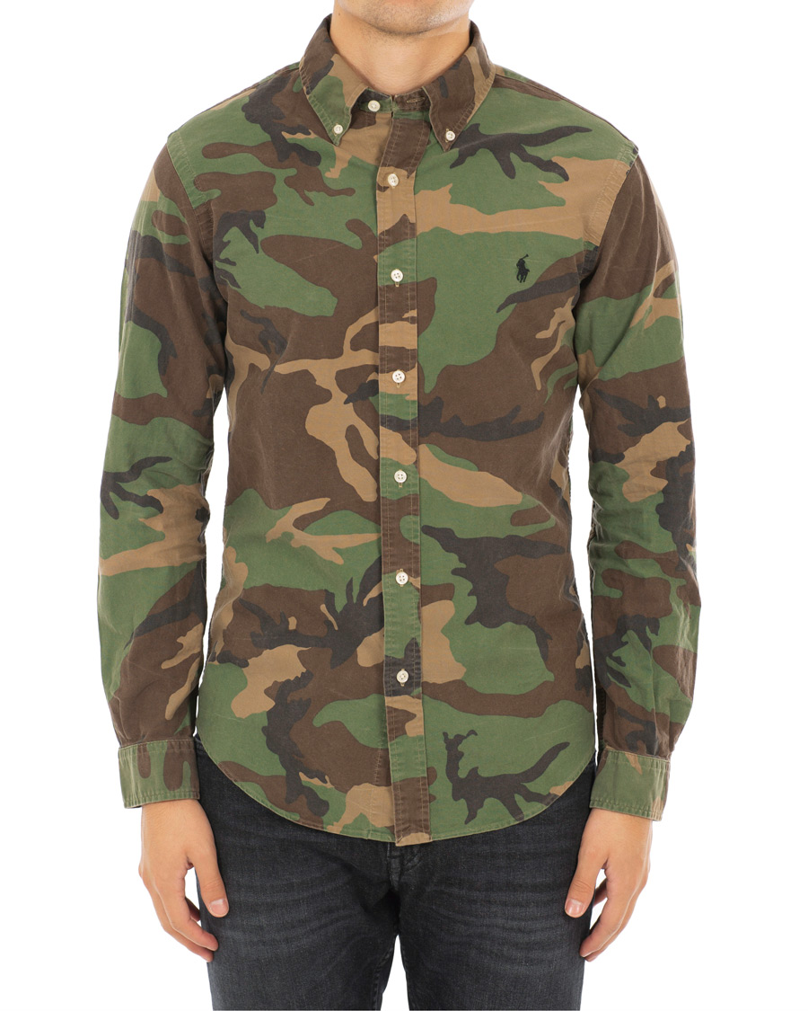 Homme | Chemises | Polo Ralph Lauren | Slim Fit Camo Shirt Green