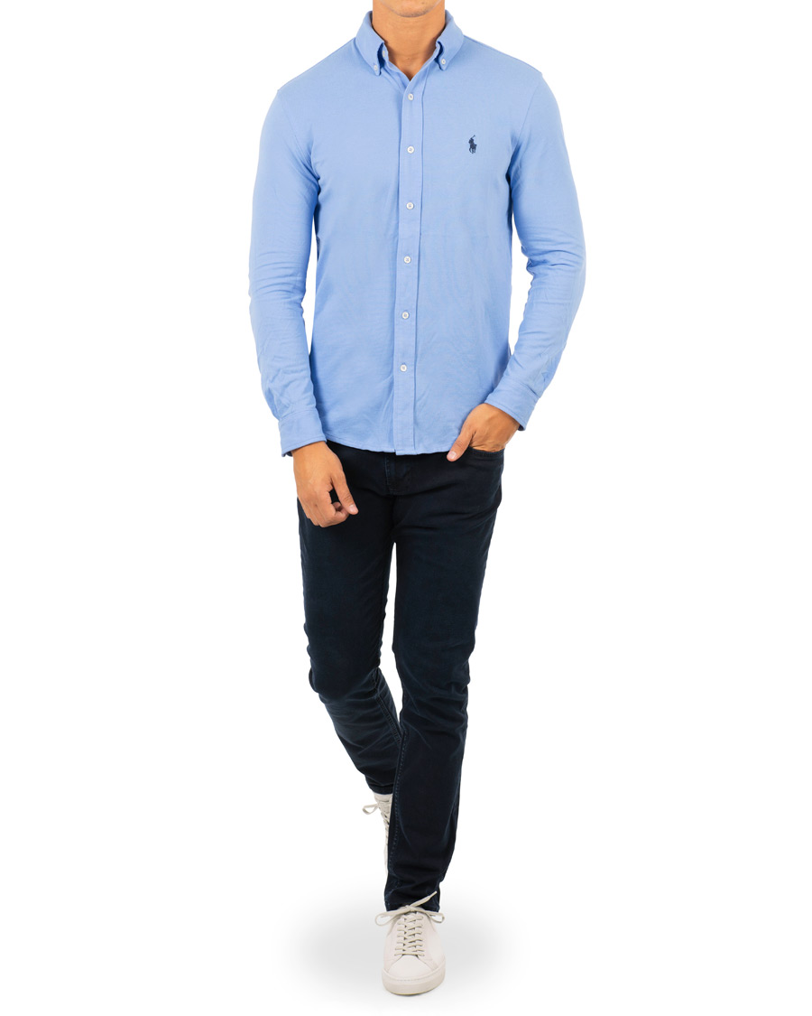 Heren | Overhemden | Polo Ralph Lauren | Slim Fit Featherweight Shirt Cabana Blue