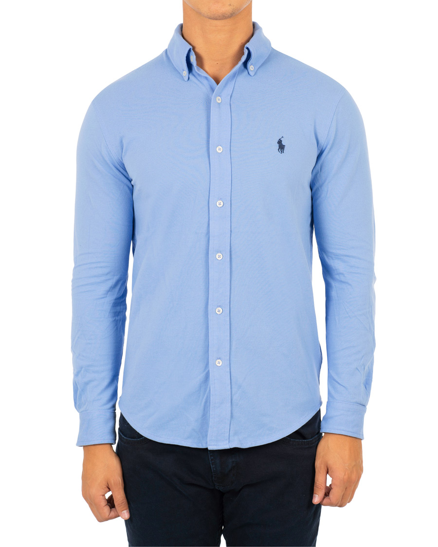 Heren | Overhemden | Polo Ralph Lauren | Slim Fit Featherweight Shirt Cabana Blue
