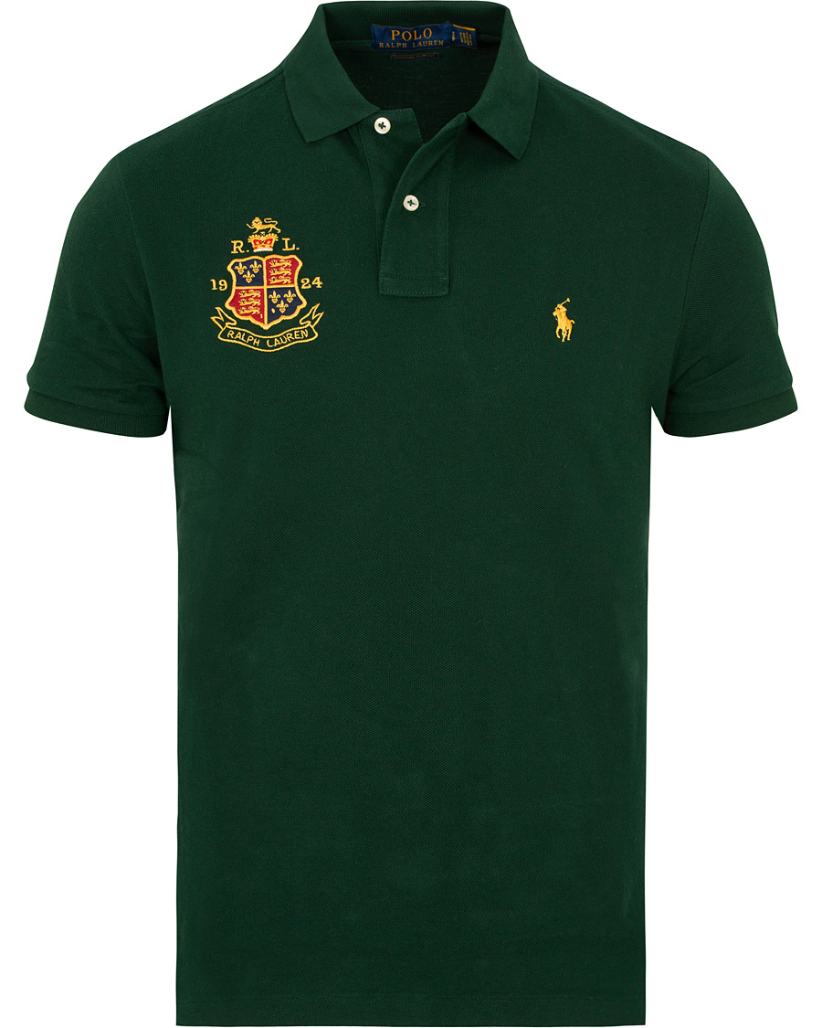 Homme | Polos | Polo Ralph Lauren | Custom Slim Fit Crest Polo College Green