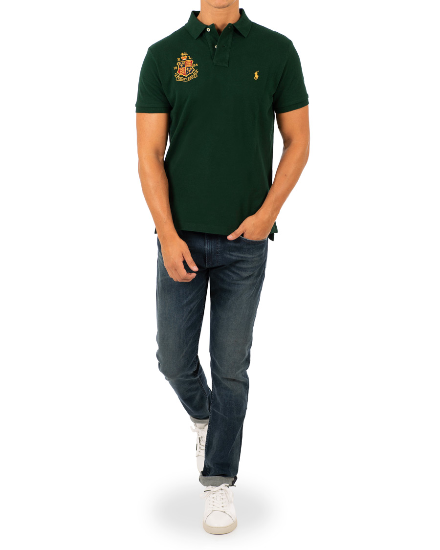 Homme | Polos | Polo Ralph Lauren | Custom Slim Fit Crest Polo College Green