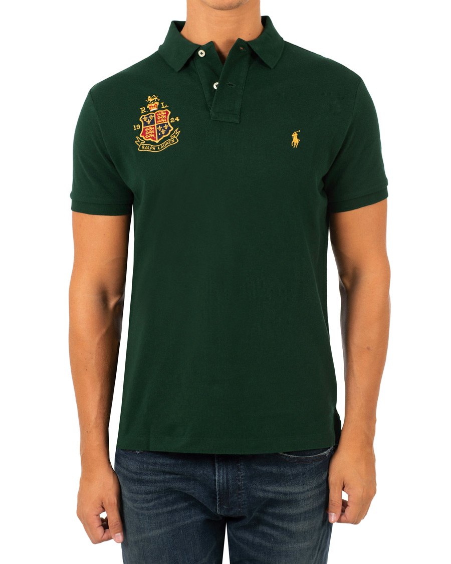 Homme | Polos | Polo Ralph Lauren | Custom Slim Fit Crest Polo College Green