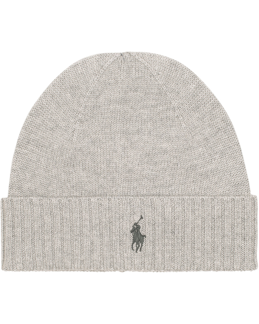 Homme | Polo Ralph Lauren Merino Cap Fawn Grey Heather | Polo Ralph Lauren | Merino Cap Fawn Grey Heather