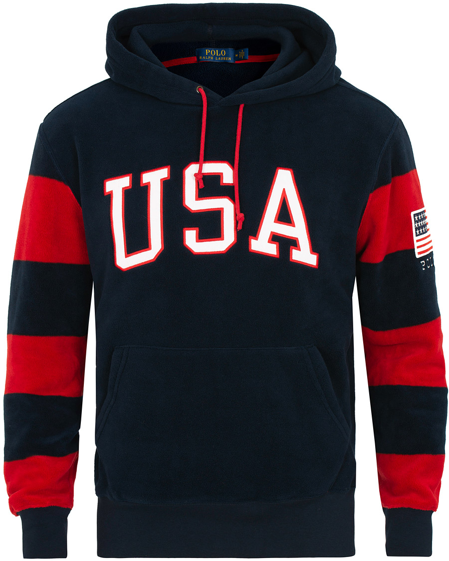 Homme | Pulls Et Tricots | Polo Ralph Lauren | USA Fleece Hoodie Navy