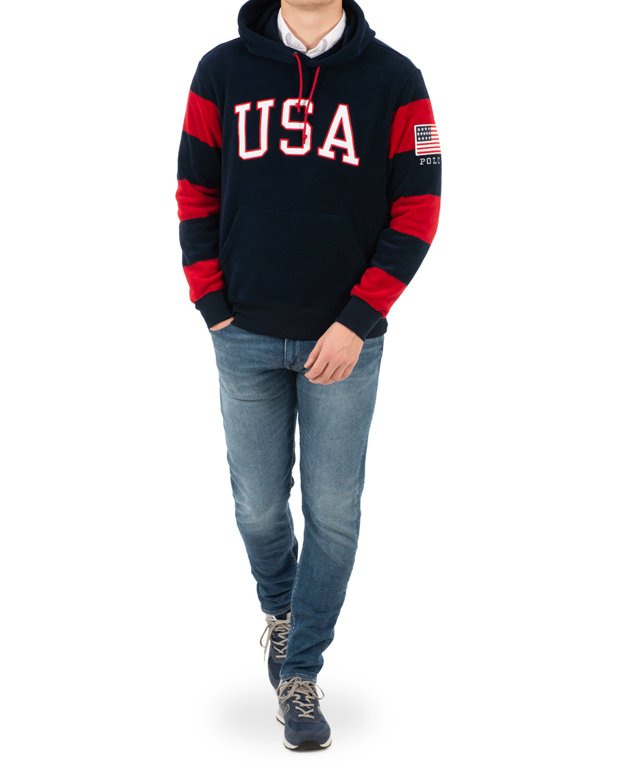 Homme | Pulls Et Tricots | Polo Ralph Lauren | USA Fleece Hoodie Navy
