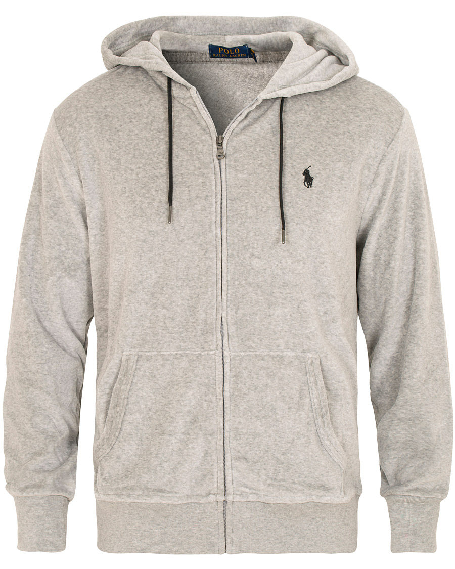 Heren | Truien | Polo Ralph Lauren | Velvet Full Zip Hoodie Andover Heather