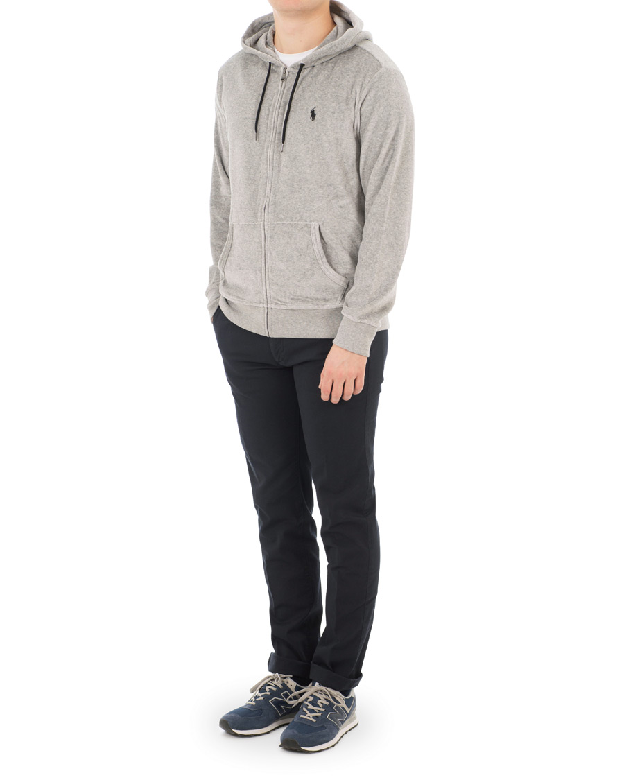 Heren | Truien | Polo Ralph Lauren | Velvet Full Zip Hoodie Andover Heather