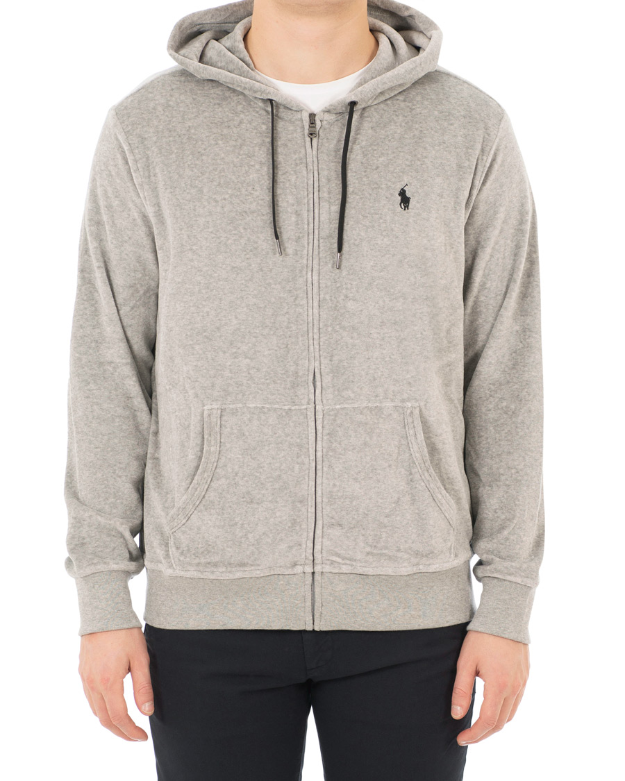 Heren | Truien | Polo Ralph Lauren | Velvet Full Zip Hoodie Andover Heather