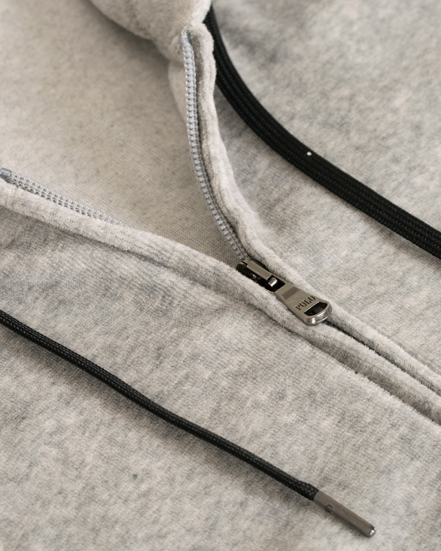 Heren | Truien | Polo Ralph Lauren | Velvet Full Zip Hoodie Andover Heather