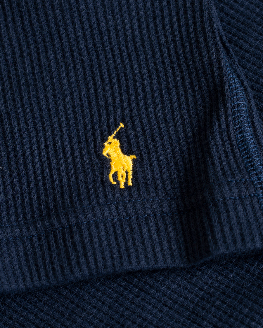 Homme | Pulls Et Tricots | Polo Ralph Lauren | Waffle Hoodie Cruise Navy