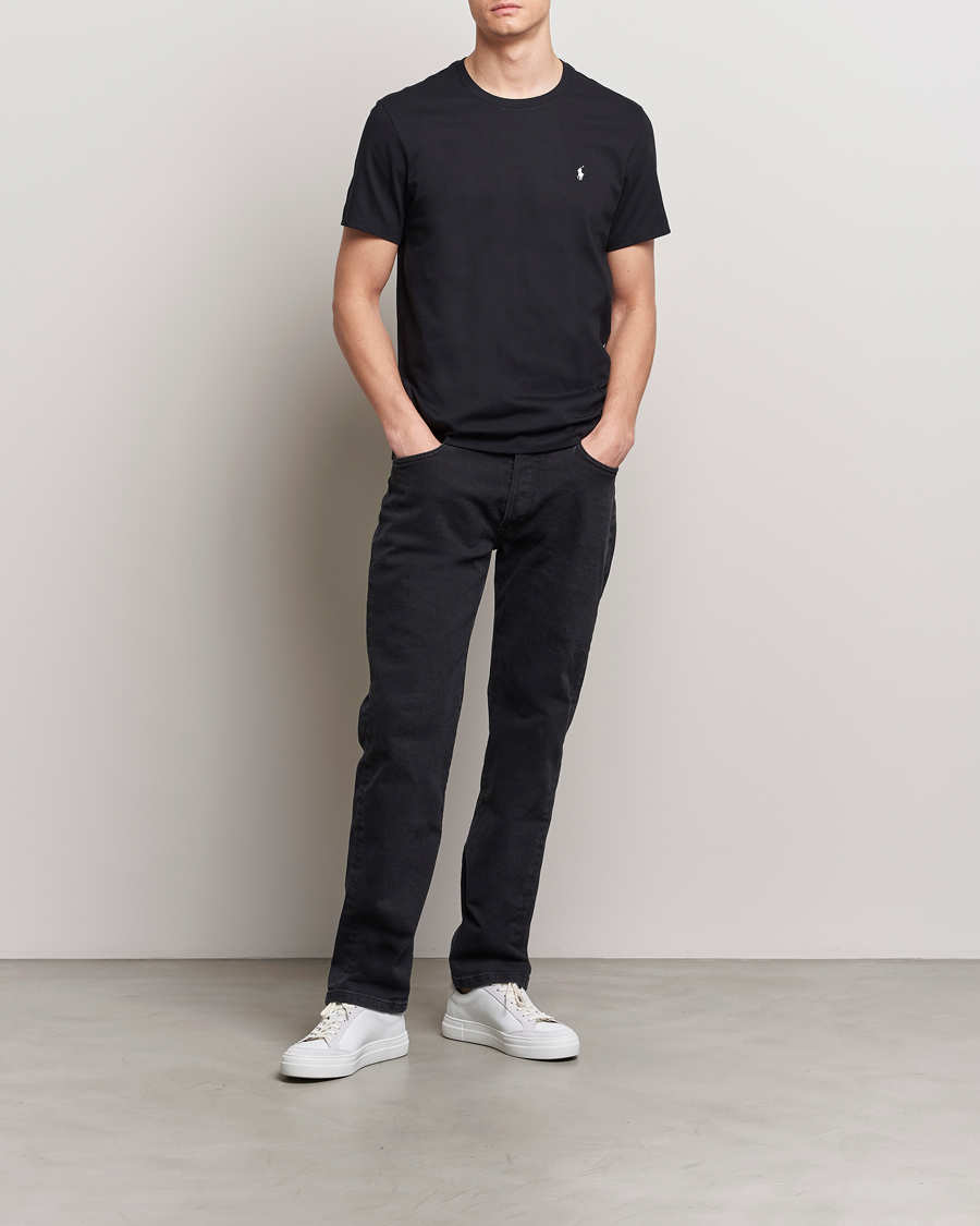 Homme | T-shirts | Polo Ralph Lauren | Liquid Cotton Crew Neck T-Shirt Black