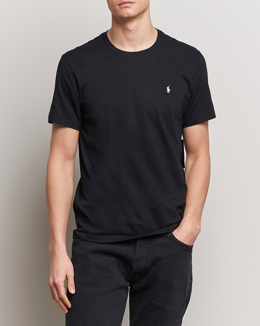Homme | T-shirts | Polo Ralph Lauren | Liquid Cotton Crew Neck T-Shirt Black