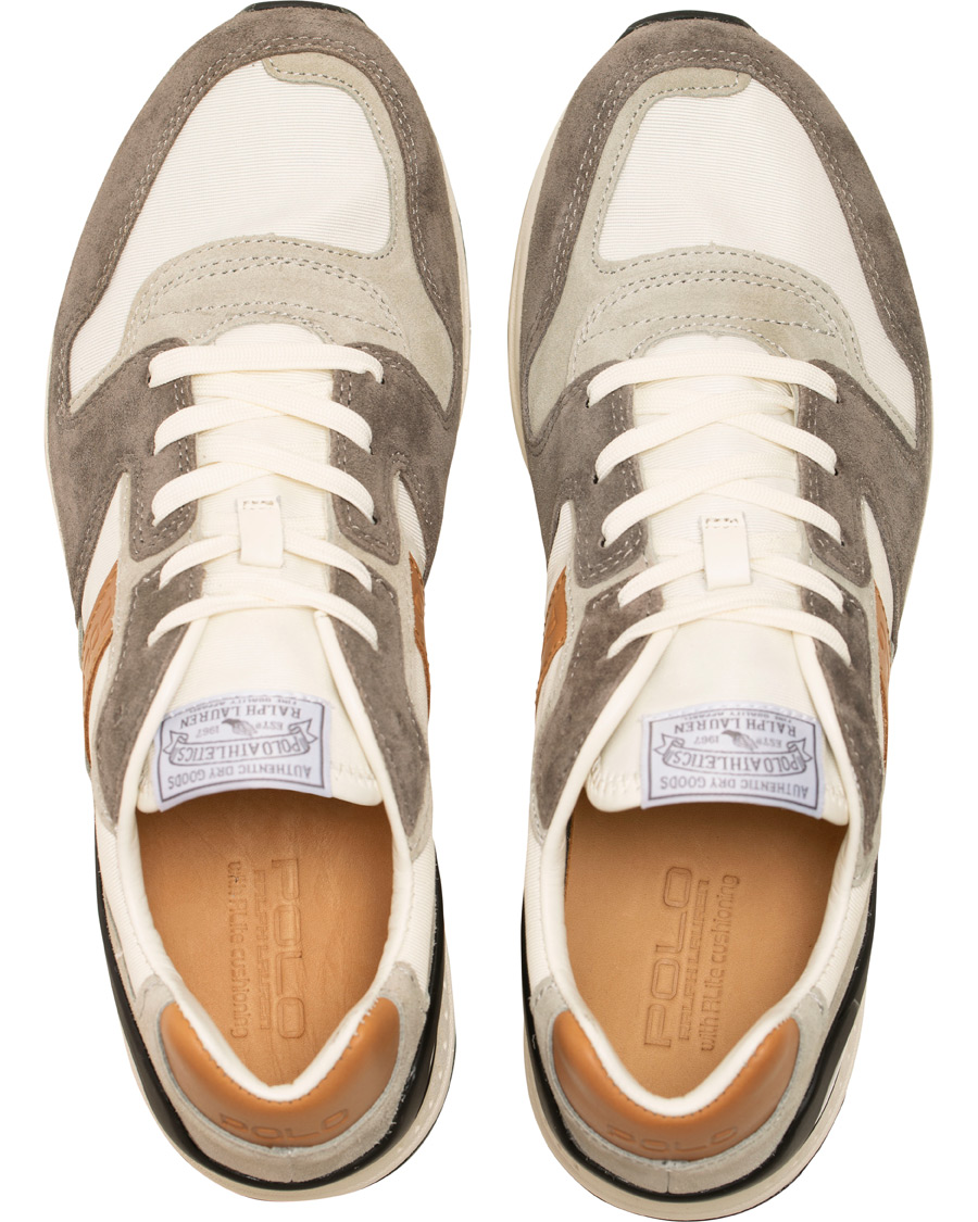 Homme | Polo Ralph Lauren Train 100 Running Sneaker White/Grey | Polo Ralph Lauren | Train 100 Running Sneaker White/Grey