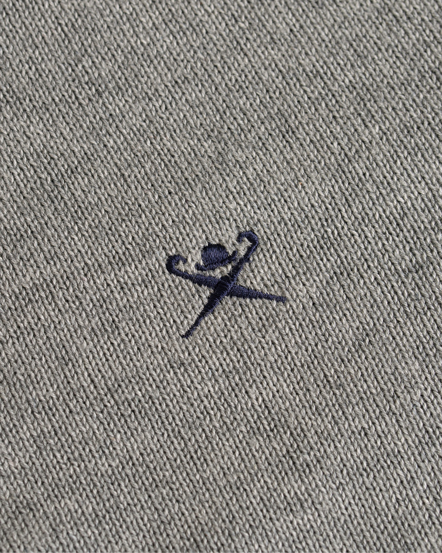 Homme | Pulls Et Tricots | Hackett | Cotton Half Zip Grey