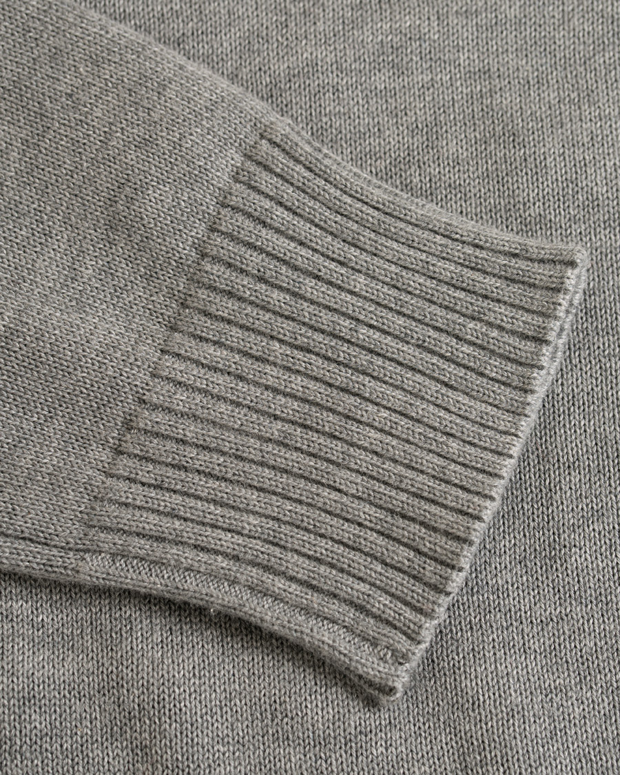 Homme | Pulls Et Tricots | Hackett | Cotton Half Zip Grey