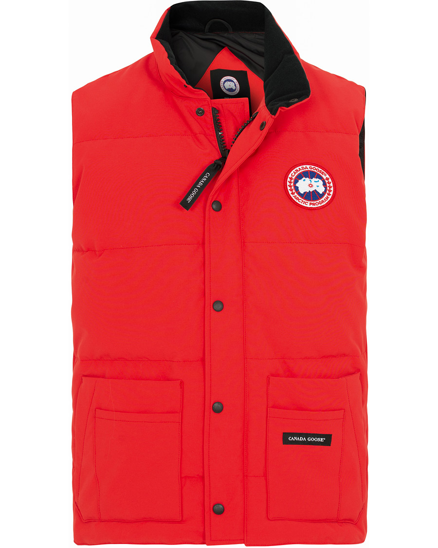 Homme | Manteaux Et Vestes | Canada Goose | Freestyle Crew Vest Red