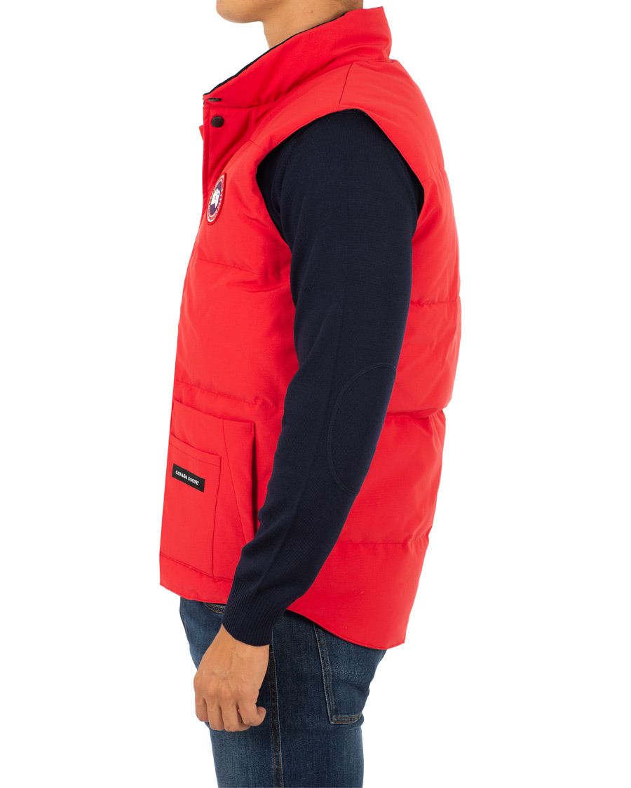 Homme | Manteaux Et Vestes | Canada Goose | Freestyle Crew Vest Red