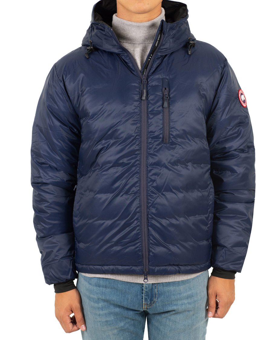 Homme | Manteaux Et Vestes | Canada Goose | Lodge Hoody Down Jacket Admiral Blue