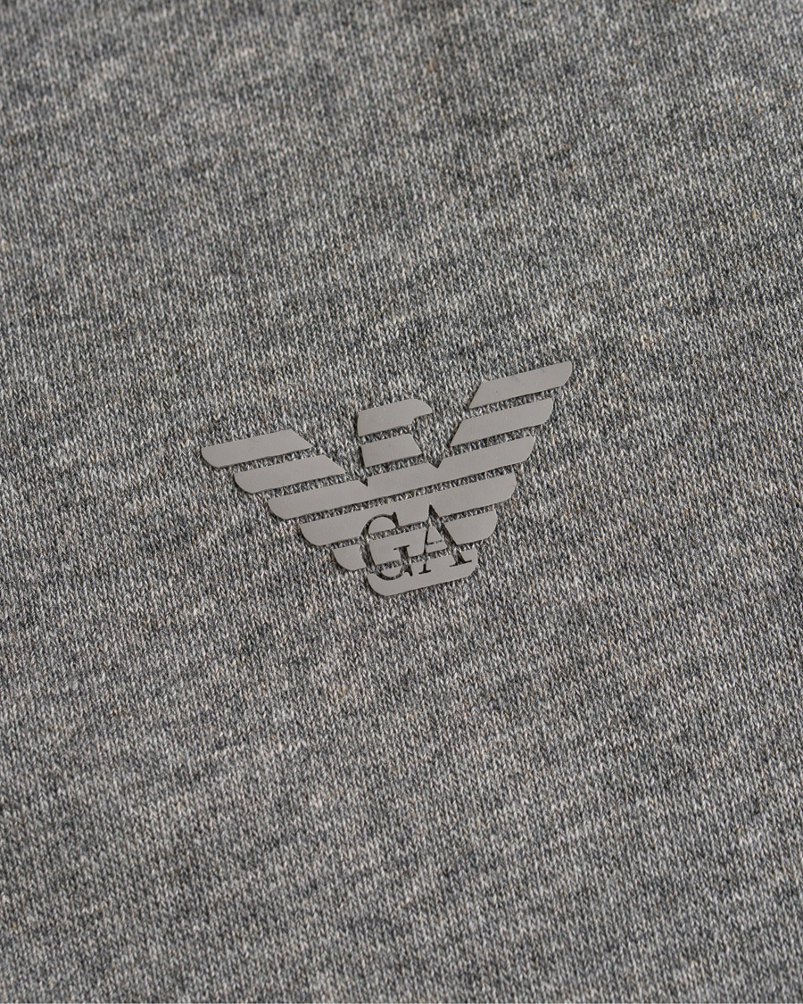 Homme | Pulls Et Tricots | Emporio Armani | Full Zip Hoodie Grey Melange