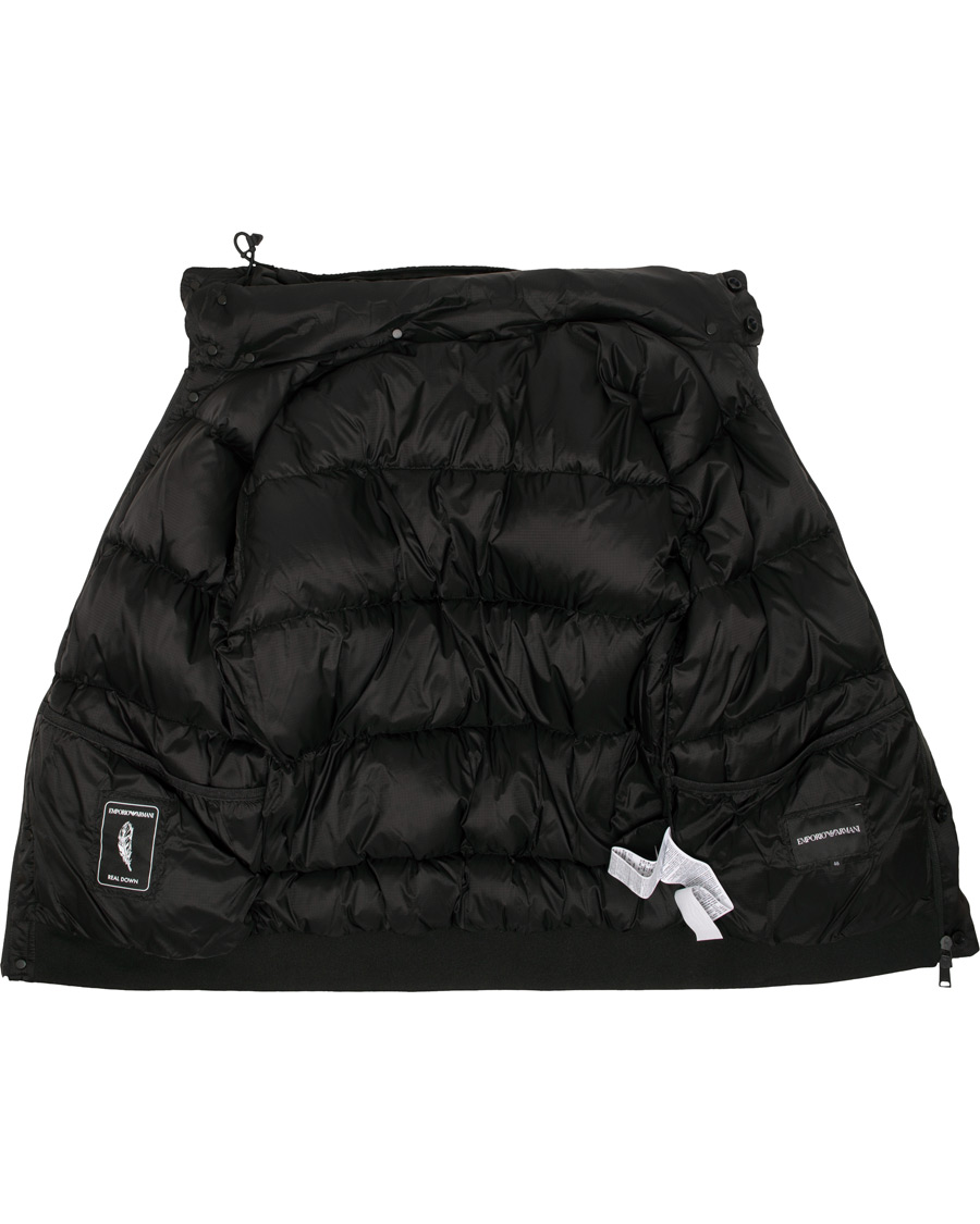 Heren | Jassen | Emporio Armani | Down Hooded Jacket Black