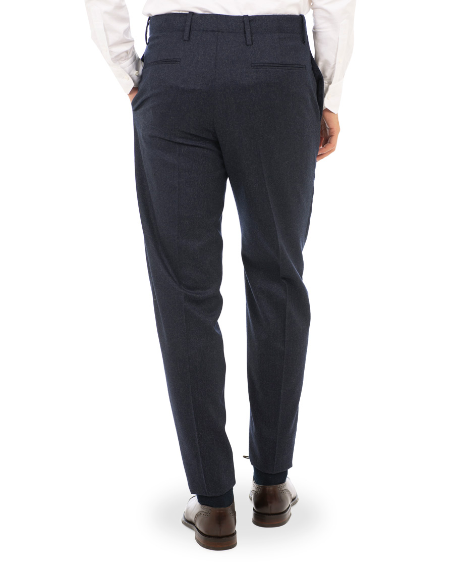 Homme | Costumes | Emporio Armani | F-Line Fitted Flannel Suit Dark Blue