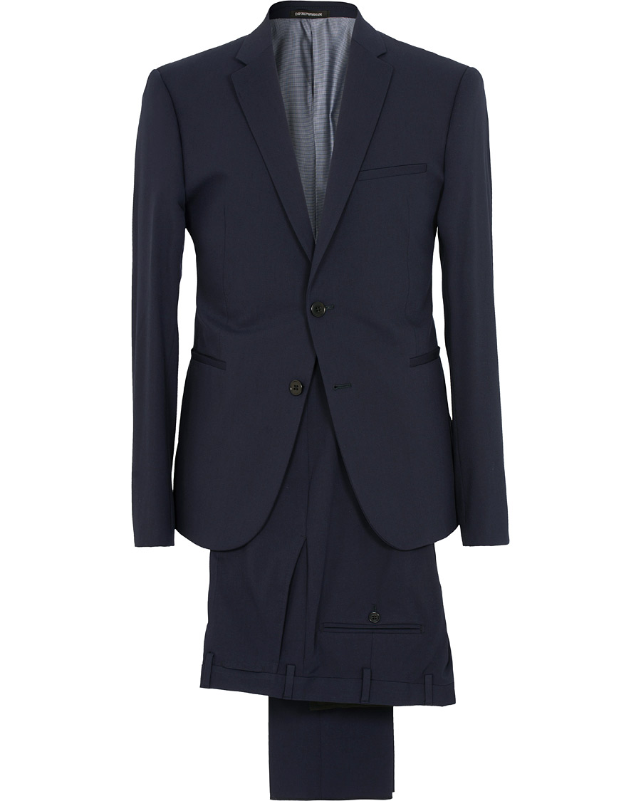 Homme | Costumes | Emporio Armani | M-Line Stretch Suit Dark Blue