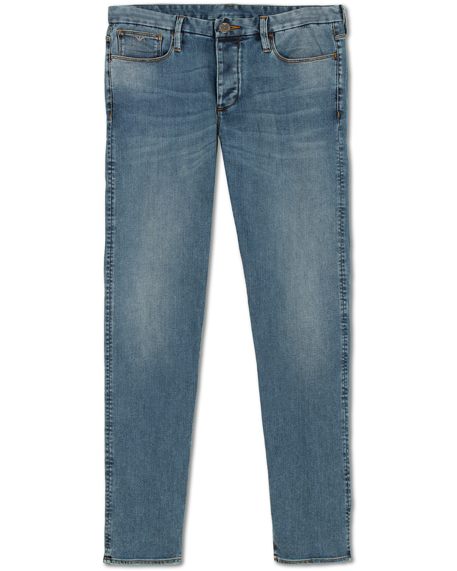 Heren | Jeans | Emporio Armani | Extra Slim Fit Jeans Mid Blue