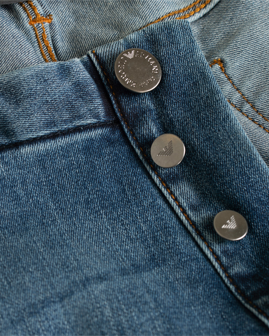 Heren | Jeans | Emporio Armani | Extra Slim Fit Jeans Mid Blue
