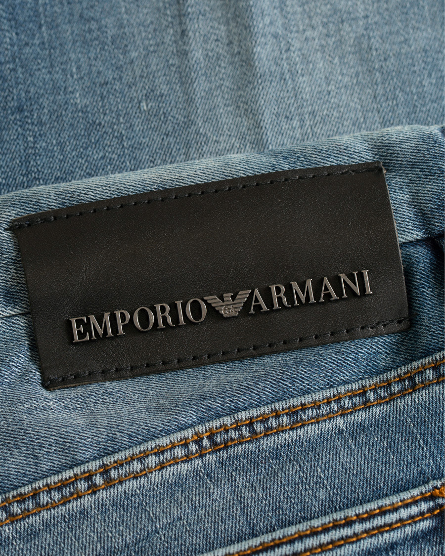 Heren | Jeans | Emporio Armani | Extra Slim Fit Jeans Mid Blue