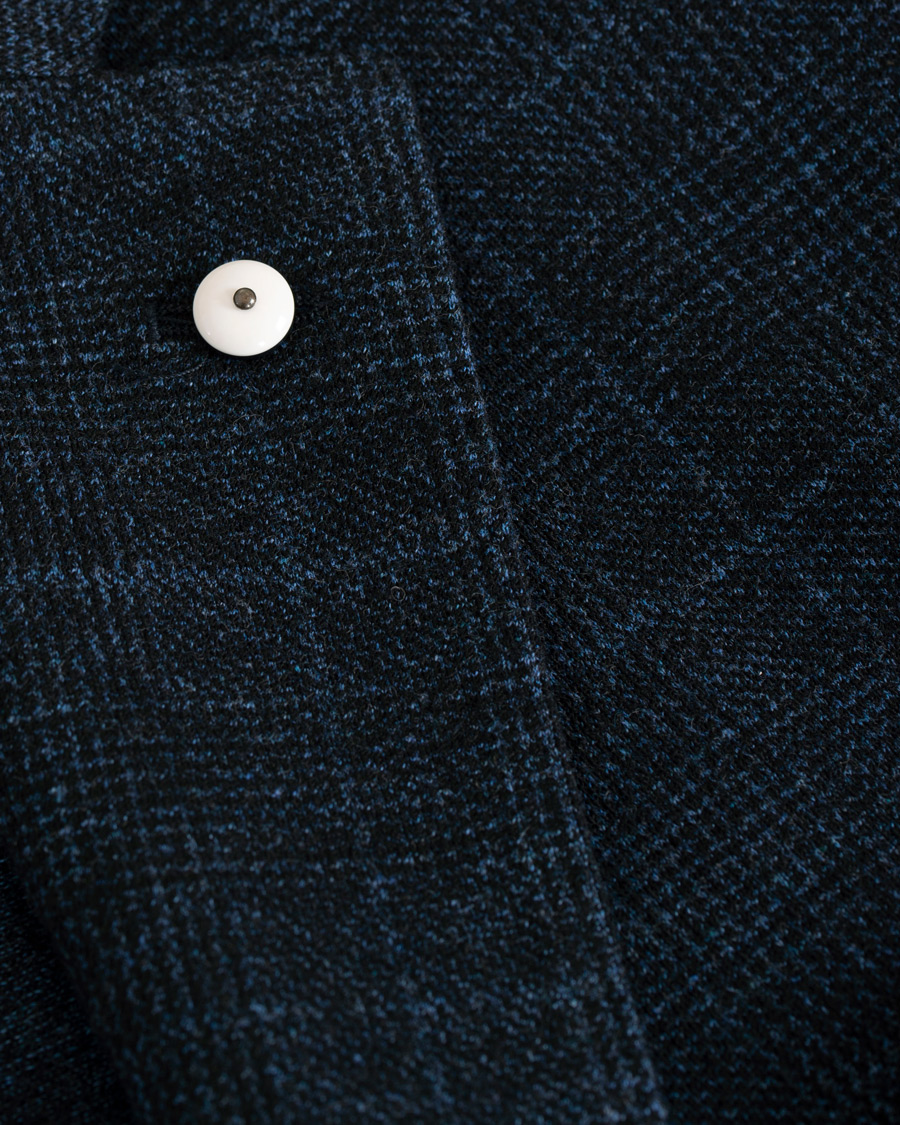 Homme | Blazers | L.B.M. 1911 | Jack Regular Fit Glencheck Wool Blazer Dark Blue